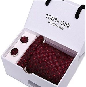 Gaira Manžetové knoflíčky s kapesníčkem a kravatou 7081-50