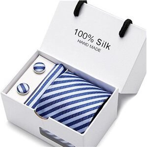 Gaira Manžetové gombíky s vreckovkou a kravatou 7081-55