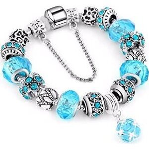 Silver Star Náramok – blue/silver – 22
