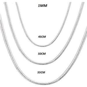 Silver Star súprava 3 kusy had retiazka strieborná 1 mm – KL4