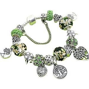 Silver Star Náramok – strom života 827 green-1 – 22 cm