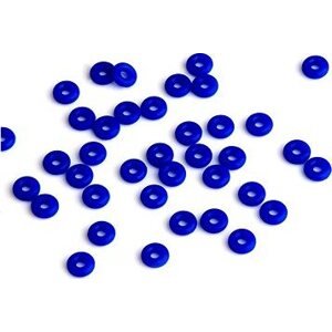 Silver Star Silikonová vložka do stopperů modrá, 10 ks, zarážka na korálek/V