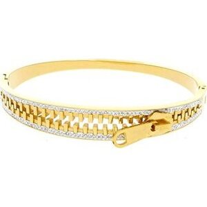 Ewena Dámsky náramok Zip Gold LHU244