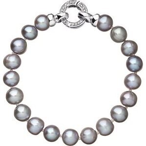 EVOLUTION GROUP 23010.3 grey pravá perla 8 – 8,5 mm (Ag 925/1000, 2,0 g)
