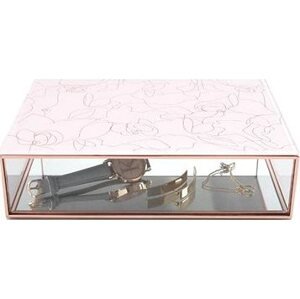 STACKERS Pink Floral Classic Trinket Boxes 75362