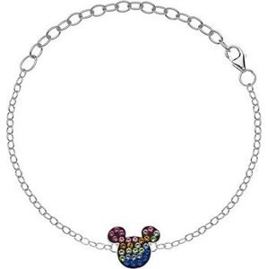 DISNEY Mickey Mouse strieborný náramok BS00025SRML-S