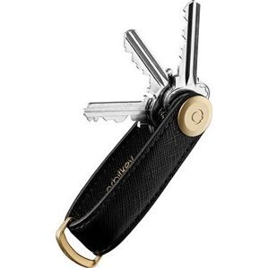 ORBITKEY Key Organizér Saffiano – Liquorice Black