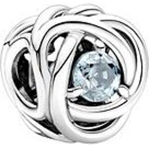 PANDORA Vodovo-modrý kruh večnosti 790065C09 (Ag 925/1000, 2,7 g)