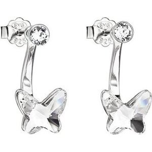 EVOLUTION GROUP 31247.1 krištáľové náušnice dekorované krištáľmi Swarovski (925/1 000, 0,7 g)