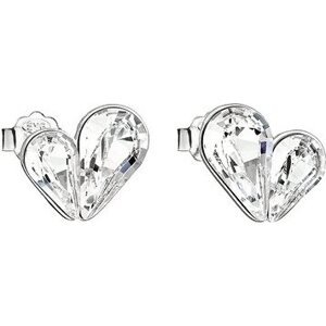 EVOLUTION GROUP 31252.1 krištáľové náušnice dekorované krištáľmi Swarovski (925/1 000, 1,5 g)