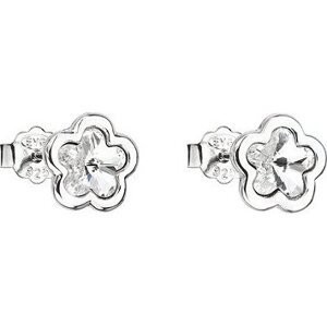 EVOLUTION GROUP 31255.1 krištáľové náušnice dekorované krištáľmi Swarovski (925/1 000, 1,1 g)