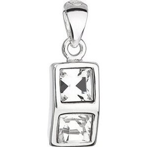 EVOLUTION GROUP 34238.1 kryštálový prívesok dekorovaný kryštálmi Swarovski® (925/1000, 1,4 g)