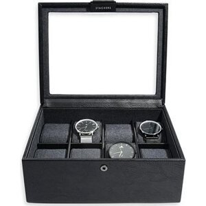 Stackers Kazeta na hodinky 8 Piece Watch Box čierna