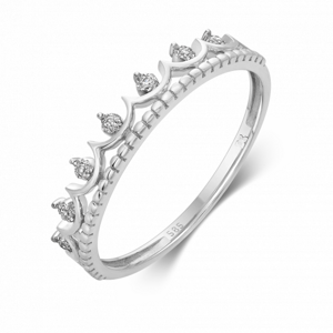 SOFIA DIAMONDS zlatý prsteň s diamantmi 0,032 ct GEMBG29449-13