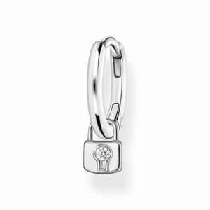 THOMAS SABO kusová náušnica Padlock silver CR700-051-14