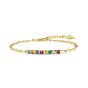 THOMAS SABO strieborný náramok Colourful stones SCA150331
