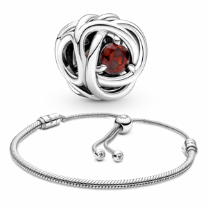 PANDORA zvýhodnený set Birthdays - január 599652C01-2+790065C06