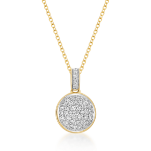 SOFIA zlatý náhrdelník s diamantom 0,11 ct H/I1 UDPD21936Y-H-I1