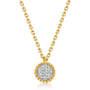 SOFIA DIAMONDS zlatý náhrdelník s diamantmi 0,11 ct GEMCS32198-32