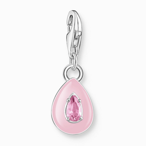THOMAS SABO strieborný prívesok charm Pink drop silver 2028-041-9