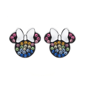 DISNEY strieborné náušnice Minnie E903207SRML