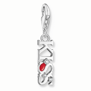 THOMAS SABO strieborný prívesok charm KISS 2066-041-10