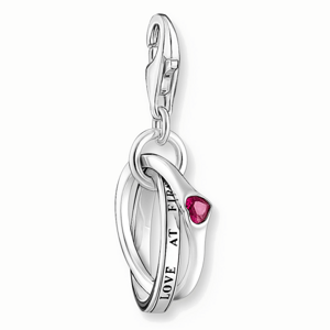 THOMAS SABO strieborný prívesok charm Rings 2070-639-10