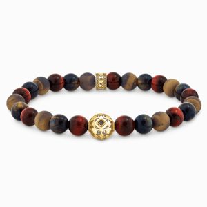 THOMAS SABO strieborný náramok Tiger's eye A2145-324-2