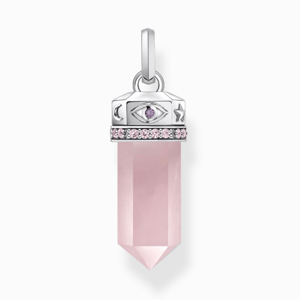 THOMAS SABO prívesok Hexagon Rose quartz PE955-640-9