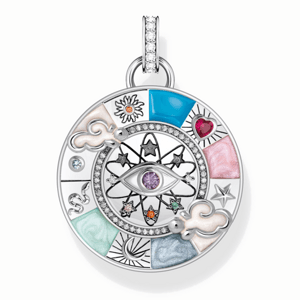 THOMAS SABO prívesok Wheel of fortune PE962-340-7