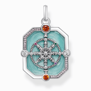 THOMAS SABO prívesok Karma Wheel PE961-340-7