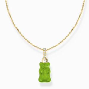 THOMAS SABO x HARIBO náhrdelník Green goldbear KE2209-414-6