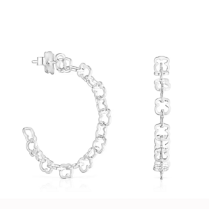 TOUS strieborné náušnice Carrusel 216983510