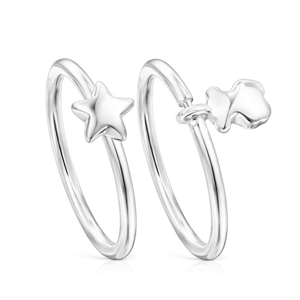 TOUS strieborné prstene Mini Icons C018175530