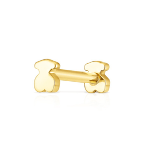 TOUS zlatý piercing s medvedíkom 211513130