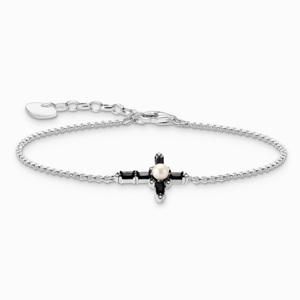 THOMAS SABO strieborný náramok Cross Romance A2173-167-11