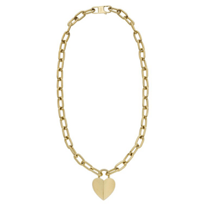 FOSSIL náhrdelník Harlow Linear Texture Heart FOJF04656710