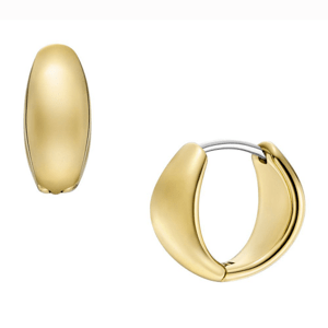 FOSSIL náušnice Ellis Domed Collection Gold-Tone FOJF04741710