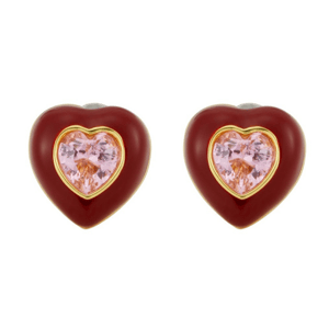 FOSSIL náušnice Candy Hearts Gold-Tone FOJA7228710