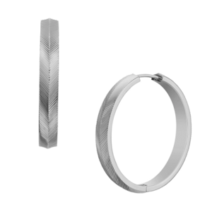 FOSSIL náušnice Harlow Linear Texture FOJF04668040