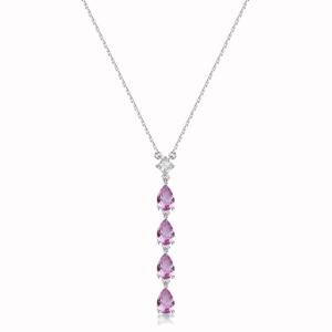 BROSWAY náhrdelník Fancy Vibrant Pink BWFVP112