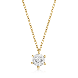 SOFIA DIAMONDS zlatý náhrdelník s laboratórnym diamantom 0,3 ct D-E/VS+ LABGPD26566YG