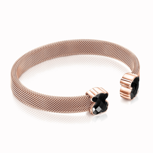 TOUS strieborný náramok Mesh Color 013101590
