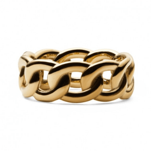 DANIEL WELLINGTON oceľový prsteň Chunky Chain DW004008XX-1
