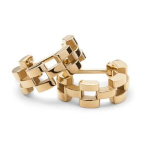 DANIEL WELLINGTON oceľové náušnice 3-Link DW00400989