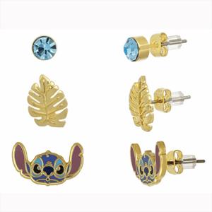 DISNEY mosadzné náušnice Lilo a Stitch SF00262RQL.CS