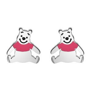 DISNEY oceľové náušnice Macko Pú E600188L.CS