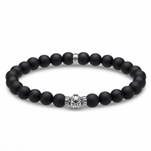 THOMAS SABO náramok Ornament black A1942-704-11