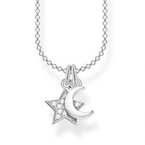 THOMAS SABO náhrdelník Star & moon KE2068-051-14-L45v