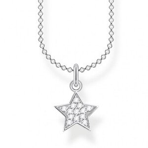 THOMAS SABO náhrdelník Star pavé silver KE2052-051-14-L45v